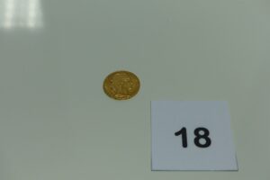 1 pièce en or de 20Frs RF 1908. PB 6,4g