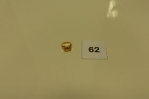 1 chevalière gravée en or (td54).PB 4,3g