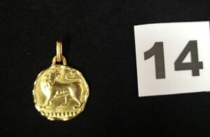 1 Médaille en or signe du Lion PB : 1,9g