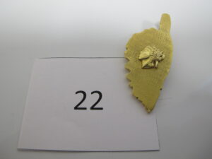 1 Pendentif en or à décor de la carte dela Corse(H5cm).PB 19g.