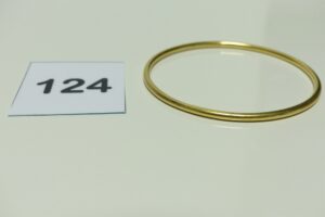 1 Bracelet jonc en or (Diamètre 7cm). PB 21g