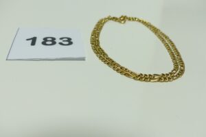 1 Chaîne en or maille alternée (L47cm). PB 3,7g