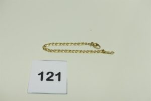1 Bracelet cassé en or 585/1000. PB 6,5g