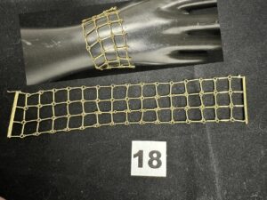 1 Bracelet maille filet (L 17,5cm), en or 750/1000 18k. PB 15g