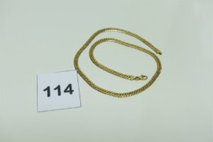 1 collier mlle anglaise en or 750/1000 (L45cm). PB 11,6g