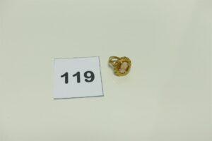 1 bague en or 750/1000 sertie d'un camée (Td49). PB 5,1g