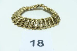 1 bracelet maille américaine en or 750/1000 (pour la casse). PB 34,2g