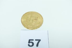 1 Pièce de 50 Pesos en or 900/1000 (1821/1945). PB 41,6g