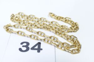 1 Chaîne maille marine en or 750/1000 18k (L55cm). PB 24,2g