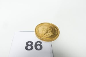 1 Pièce Krugerrand 1oz (Afrique du Sud) en or 916/1000 22k. PB 33,9g