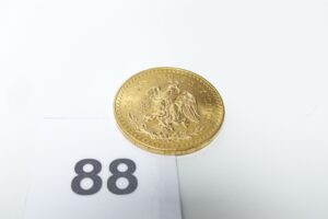1 Pièce de 50 Pesos 1821/1947 en or 900/1000 21,6k. PB 41,67g