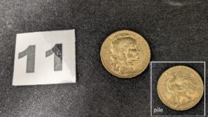 1 Marianne de 20fr année 1904 900/1000 21,6k. PB 6,45g