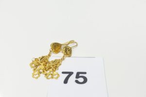 2 pendants en or 875/1000 21k. PB 2,6g