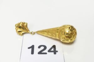 1 Pendant en or 900/1000 21,6k. PB 7,4g