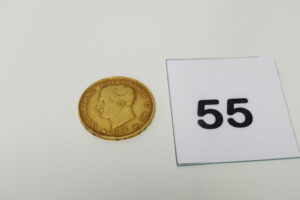 1 Pièce de 40 Lire en or 916/1000 (22K) 1810M. PB 12,8g