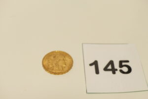 1 Pièce de 20Frs en or 900/1000 RF 1904. PB 6,4g